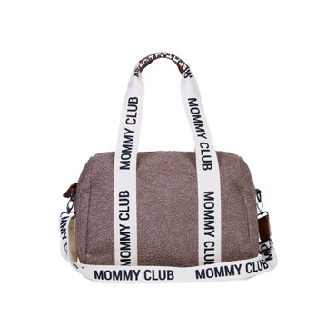 Childhome Sac à langer Mommy Club Signature Teddy Brun