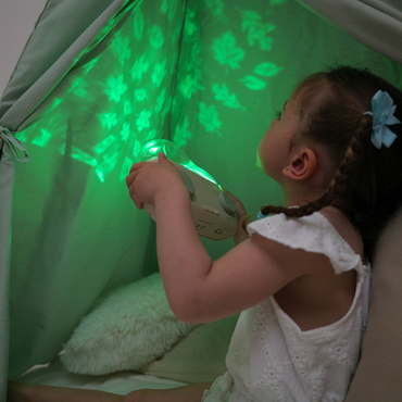 Cloud B nachtlampje, projector en verhalendoos CloudBox™ beige