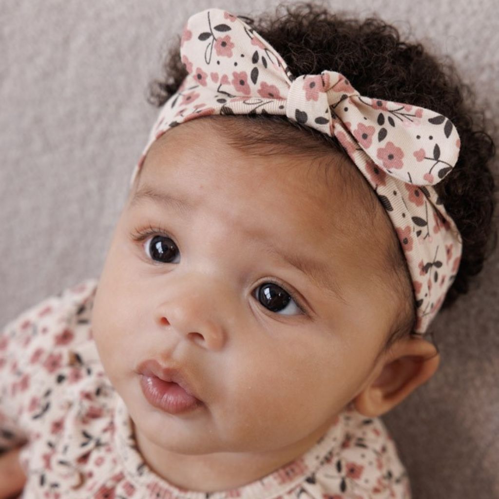 Feetje Bandeau Woodland Bloom Offwhite