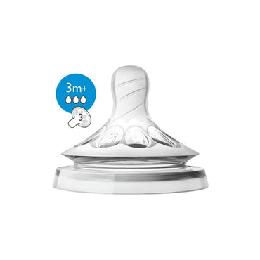 Philips AVENT Tétine Natural 2.0 débit normal - 2 pièces