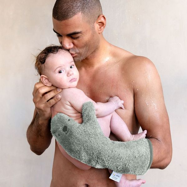 Nifty Washandje Shower Glove Olive