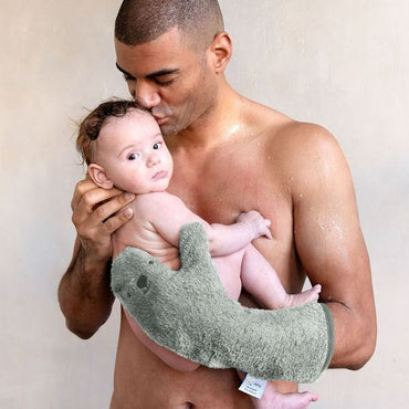 Nifty Washandje Shower Glove Olive