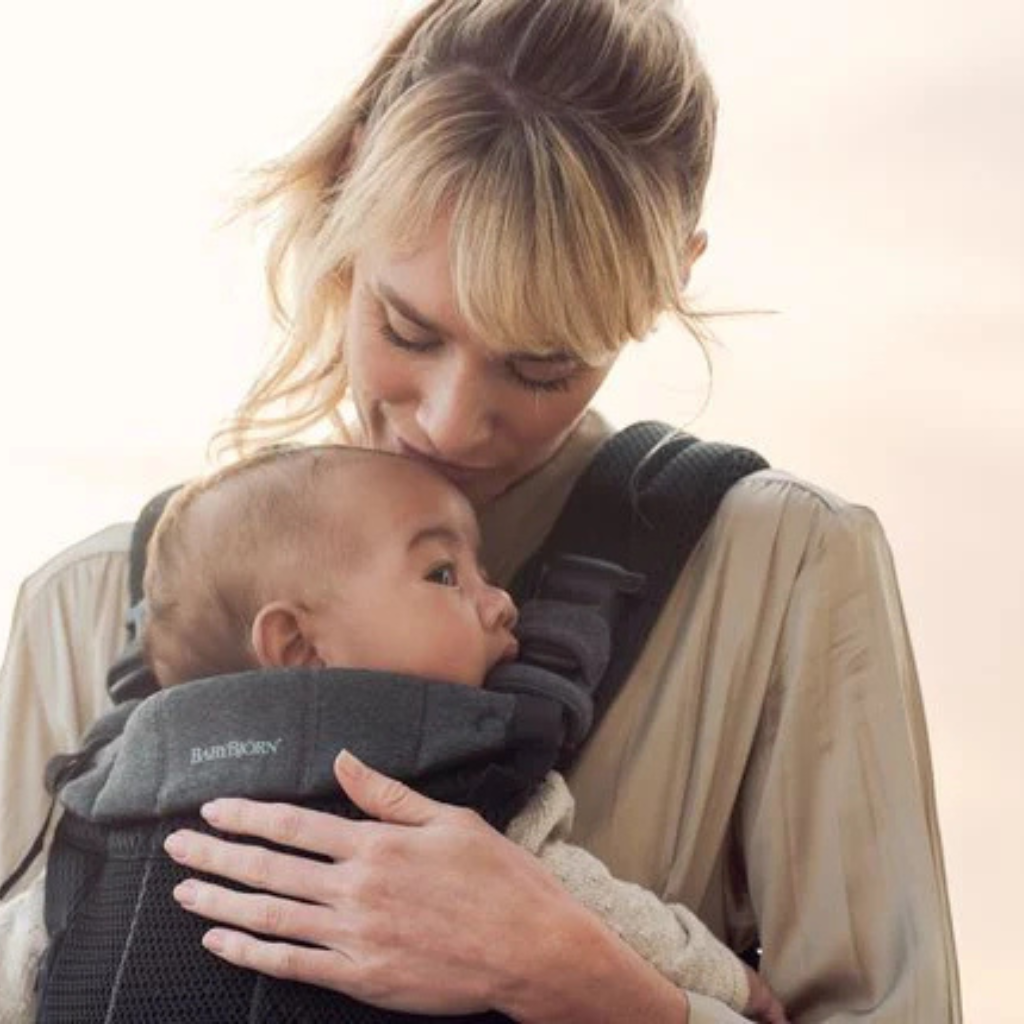 BabyBjörn Porte-bébé combiné Harmony 3D-mesh noir