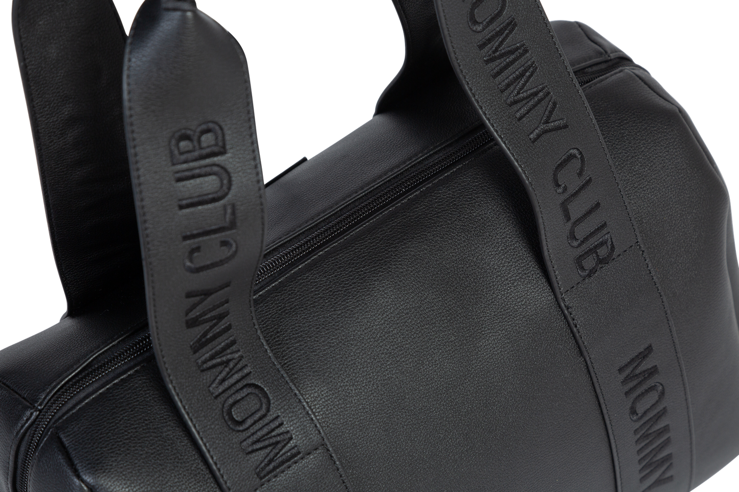 Childhome Sac à langer Mommy Club Simili Cuir noir