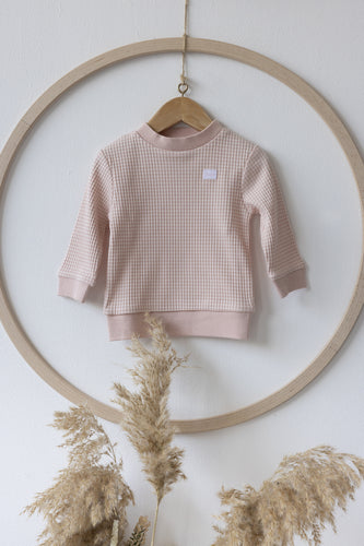 Feetje Pyjama Wafel Vieux Rose Mélange