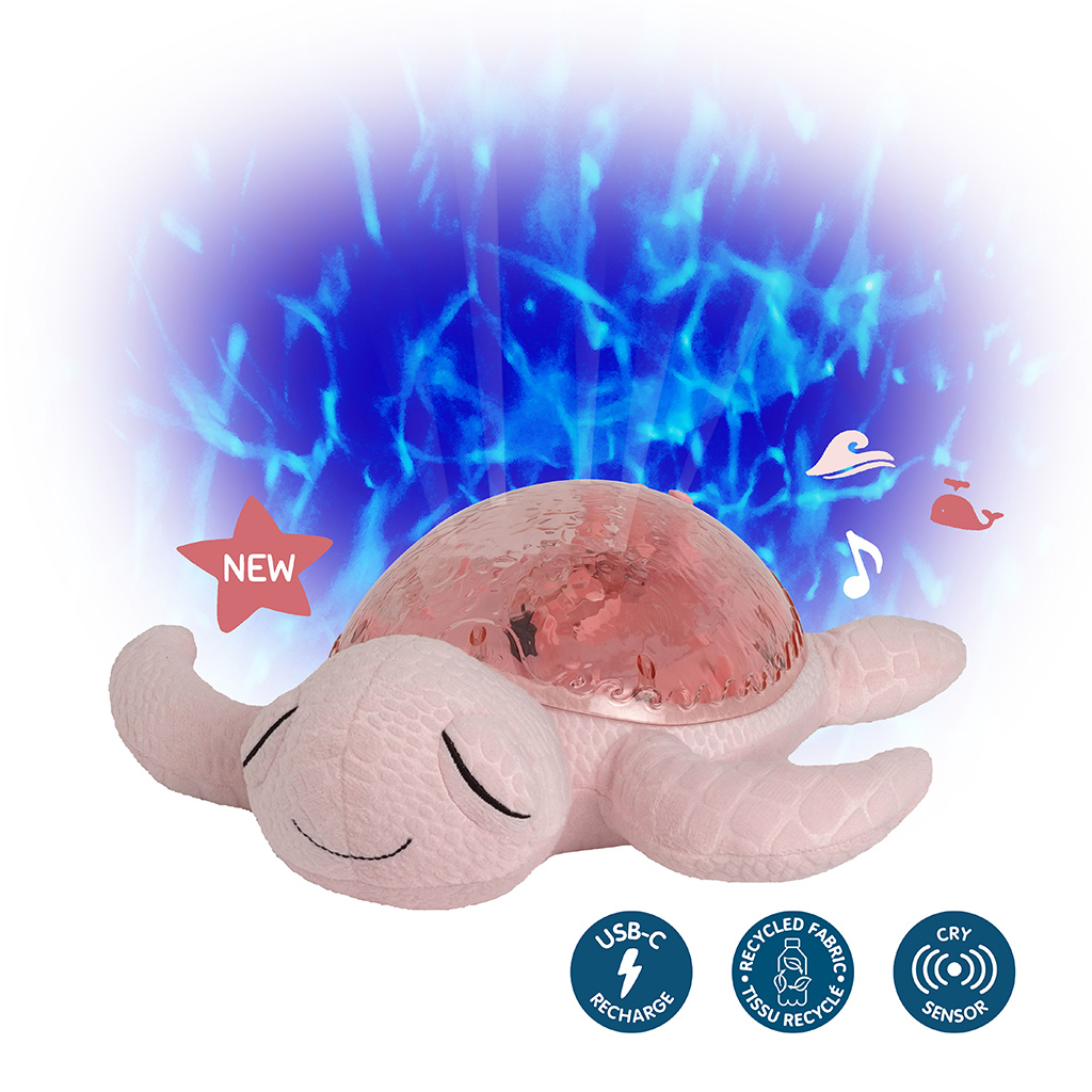 Cloud B Nachtlampje/projector Tranquil Turtle™ Pink