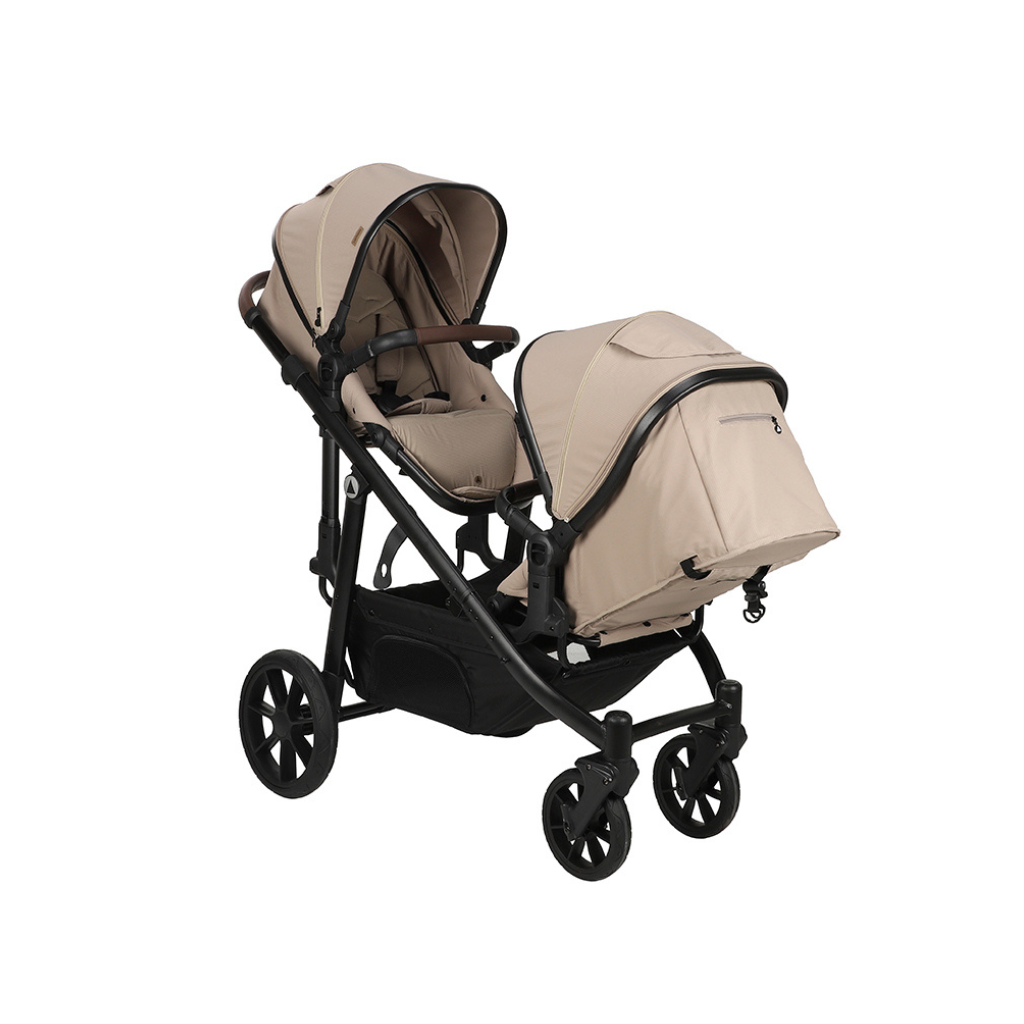 Topmark Duokinderwagen 2 Combi zand