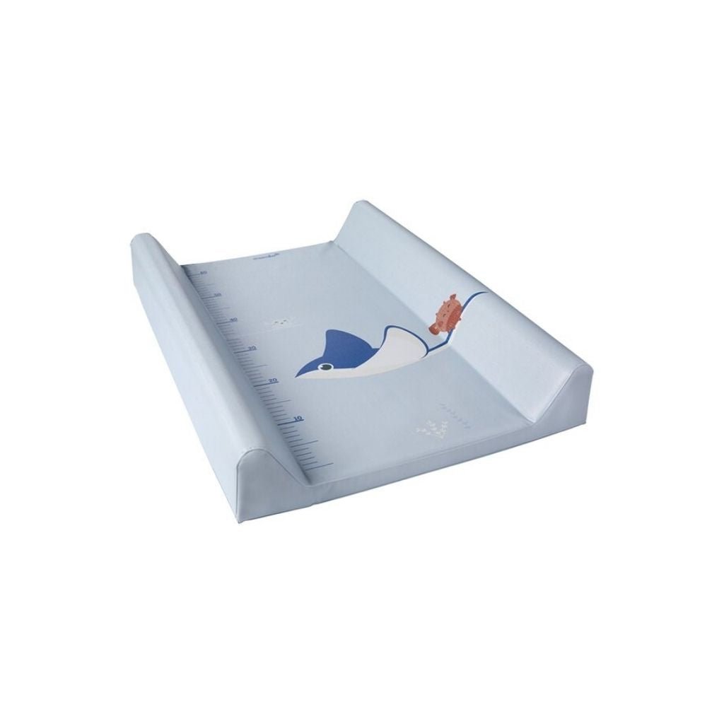 Dreambee Matelas à langer avec toise Billie bleu