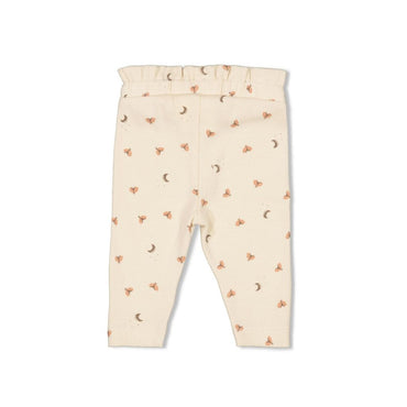 Feetje Legging rib Dancing In The Moonlight Offwhite met motief
