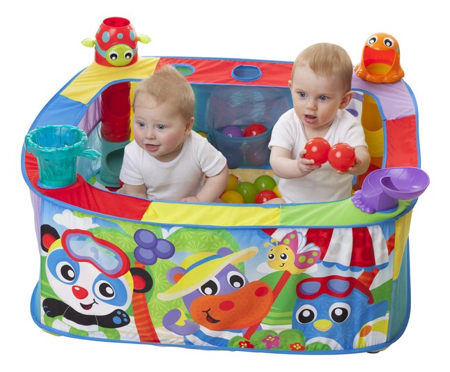 Playgro Bain à balles Pop and Drop activity ball gym