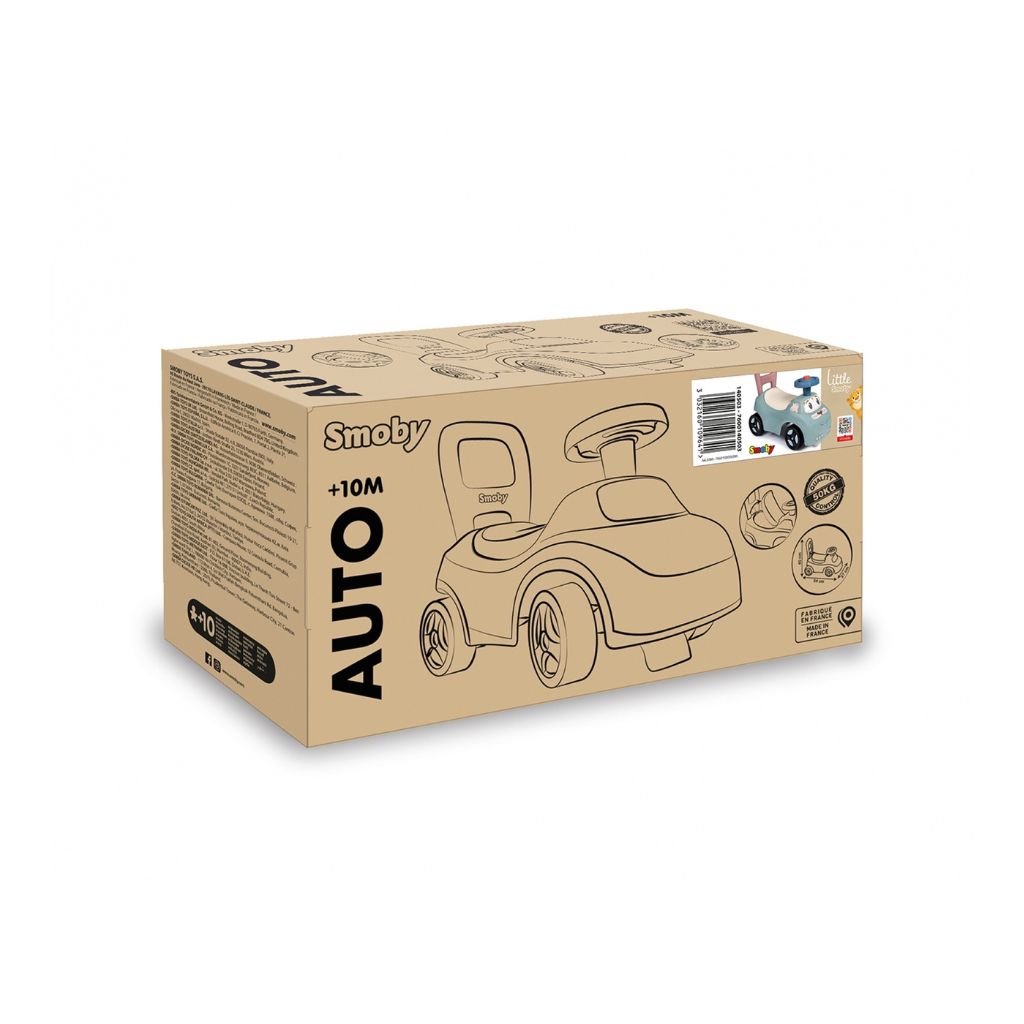 Smoby Loopwagen Pastel Blauw