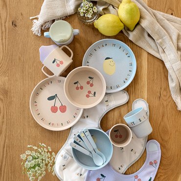 Lässig Oefenbeker met handvaten Happy Fruits Lemon Multi