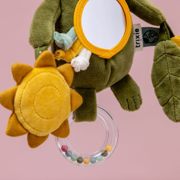 Trixie Baby Jouet d’éveil suspendu Mr. Dino vert