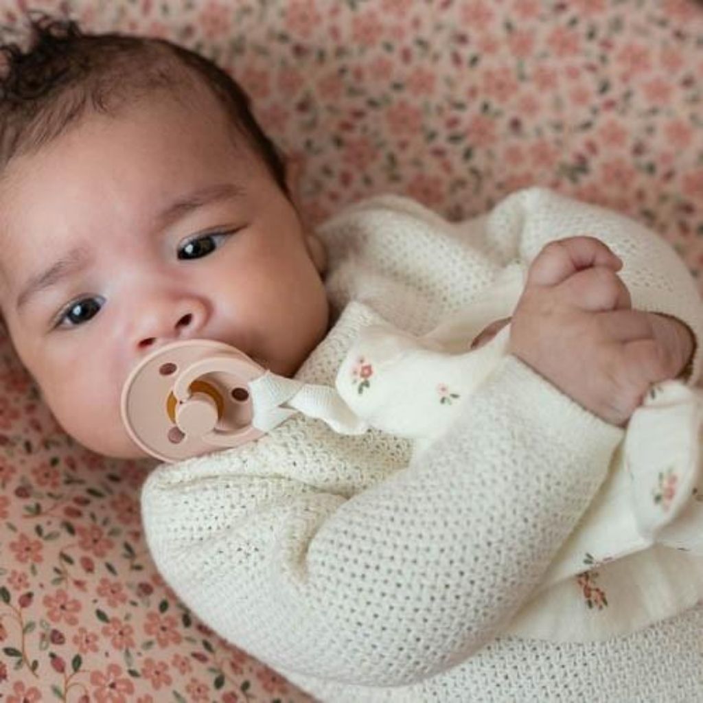 Little Dutch Fopspeendoekje Fairy Blossom roze/beige