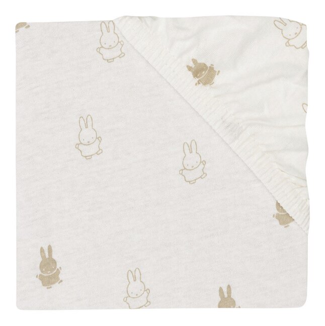 Jollein Housse pour matelas à langer Miffy Nougat