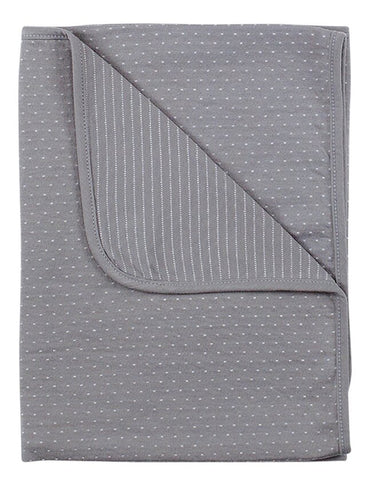 Bemini Couverture pour berceau ou parc Stripes Dunes Grey