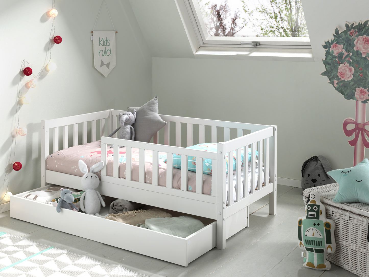 Jaxx Lade voor peuterbed Toddler I en II Casami Wit