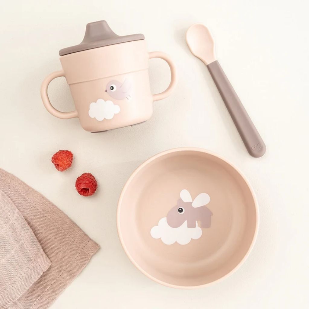 Done by Deer Set repas 3 pièces Happy Clouds Powder