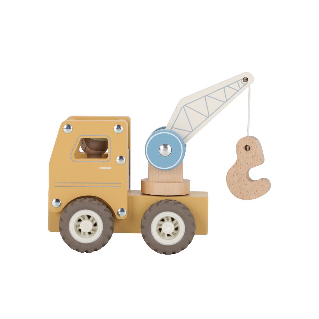 Little Dutch Houten Kraanwagen