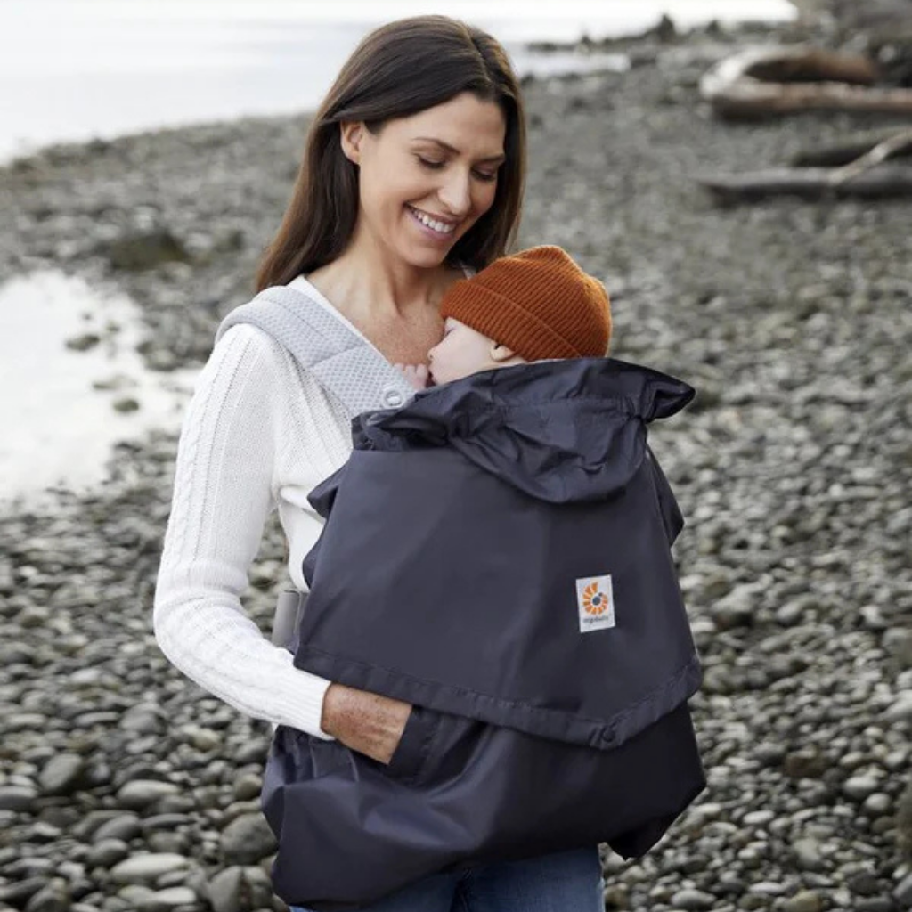 ERGObaby Cape de pluie Rain & Wind Carrier Cover Charcoal