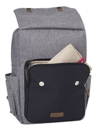 Babymel Sac à langer George gris/noir