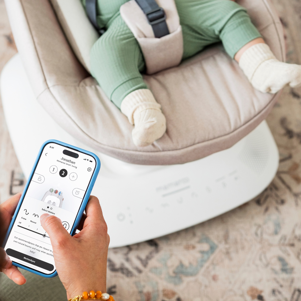 MamaRoo Schommelstoel met inlegkussen Camila Dark Green