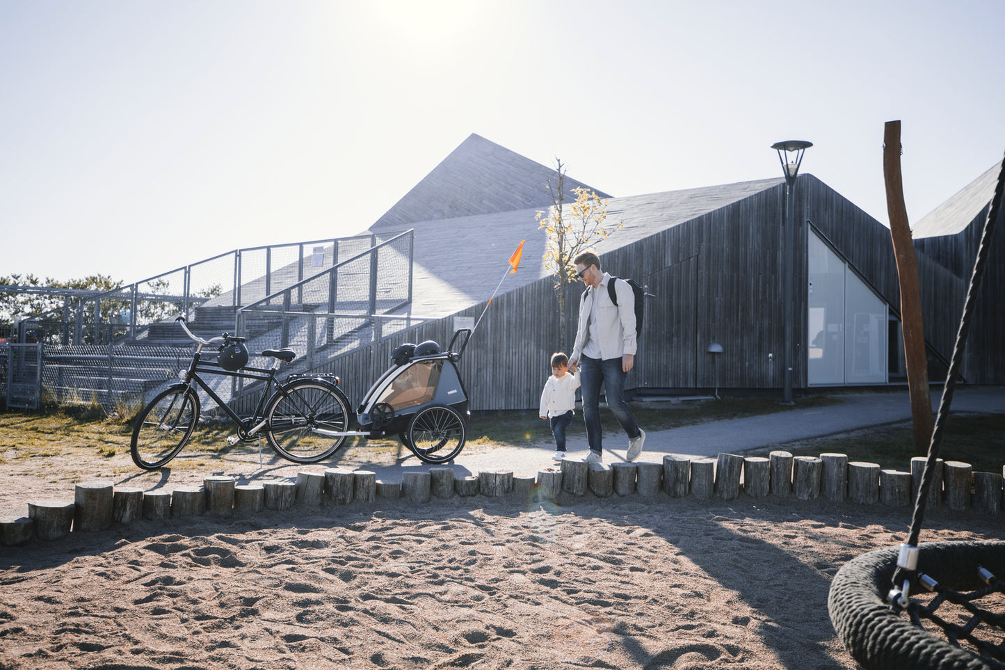 Thule Fietskar Courier 2 Aegean Blue