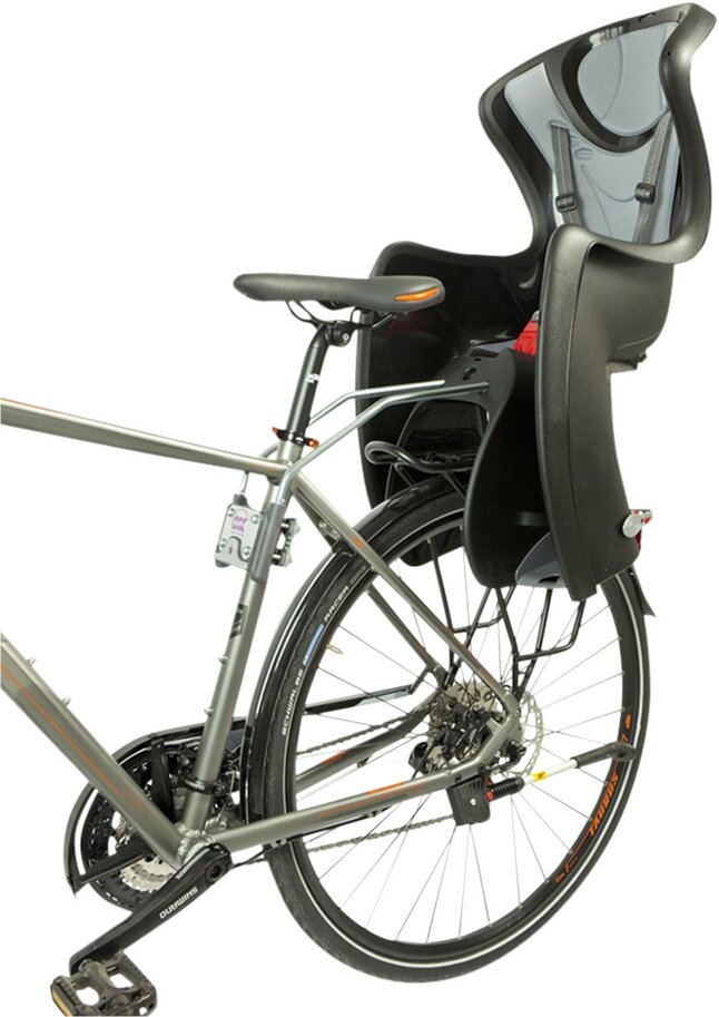 OK Baby Fietsstoel Body Guard zwart/grijs
