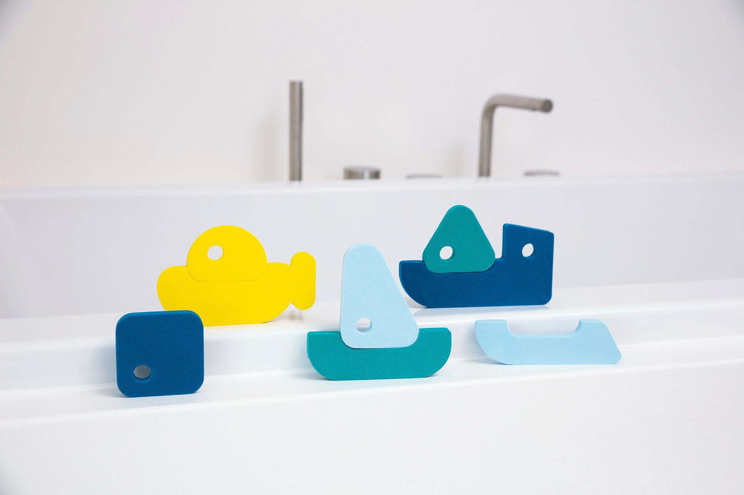 Quut Jouet de bain Puzzle Rock the Boat - 8 pièces