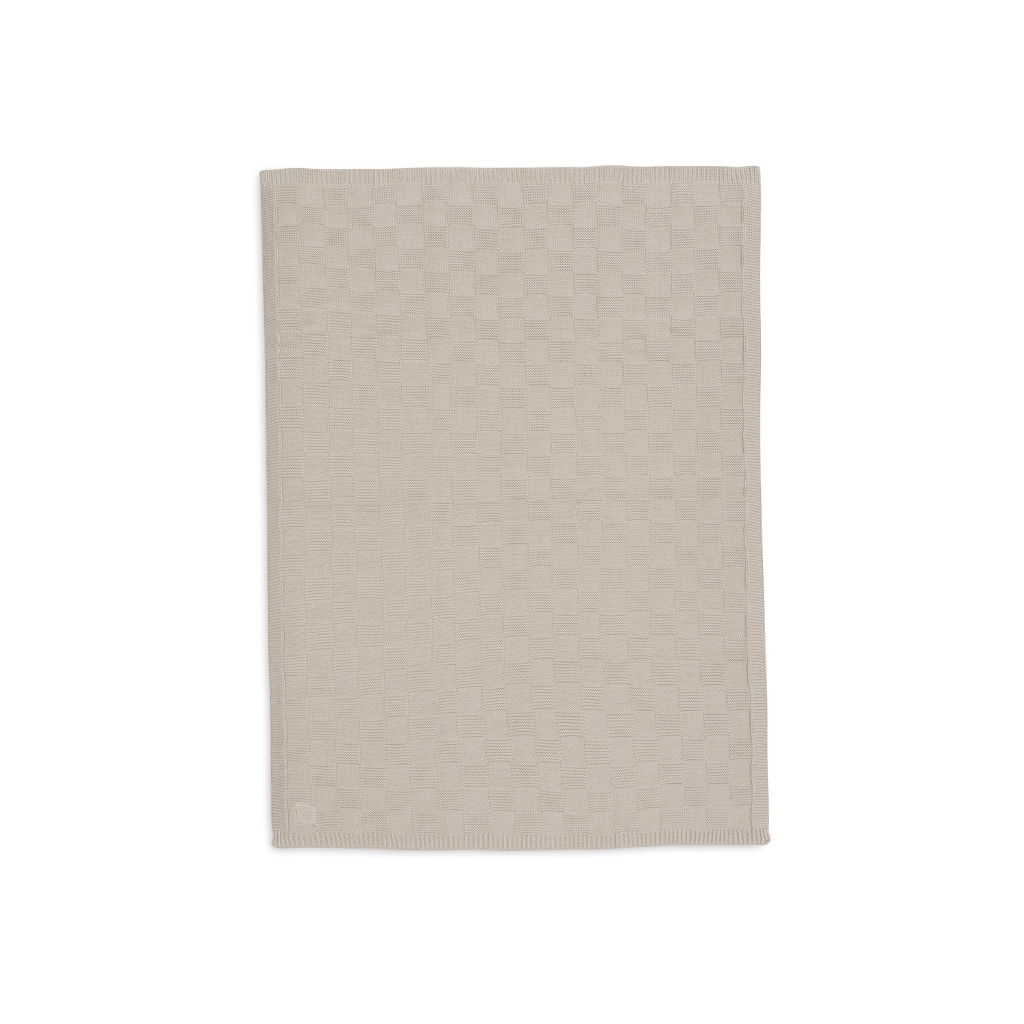 Jollein Couverture pour berceau Box Knit Warm Sand 100 x 150 cm