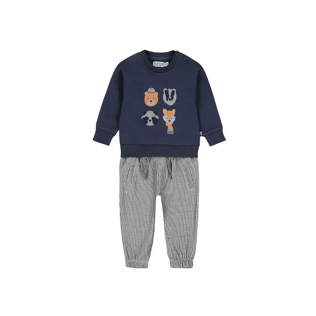 Dirkje Ensemble 2 pièces pantalon et sweat Bleu marine garçon