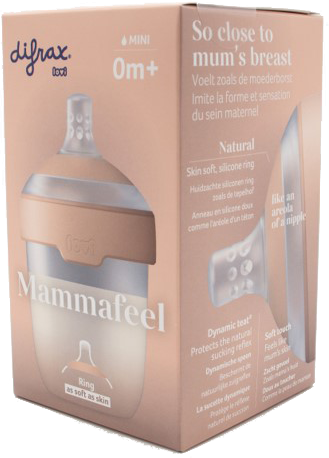 Difrax Antikoliekspeen Mammafeel Mini langzame melktoevoer