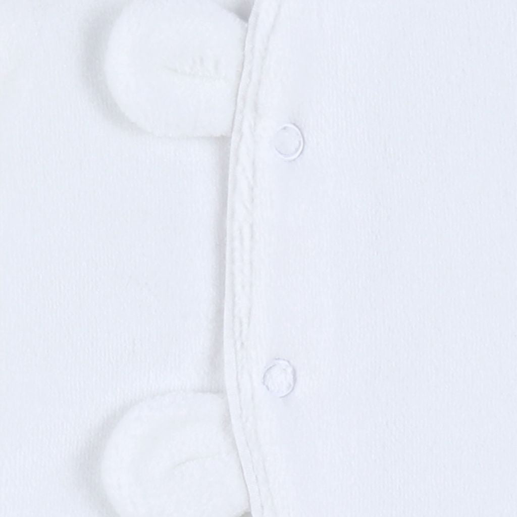 Noukie's Pyjama Fluweel Wit