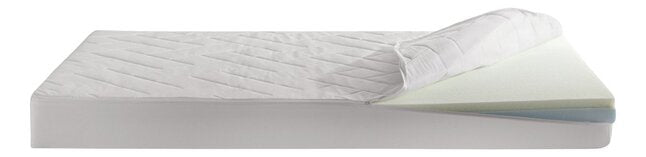 ZZZOO Matelas pour lit de bébé Orque Lg 60 x L 120 cm