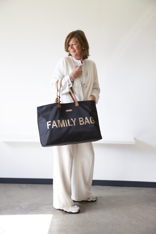 Childhome Sac à langer Family Bag noir/or