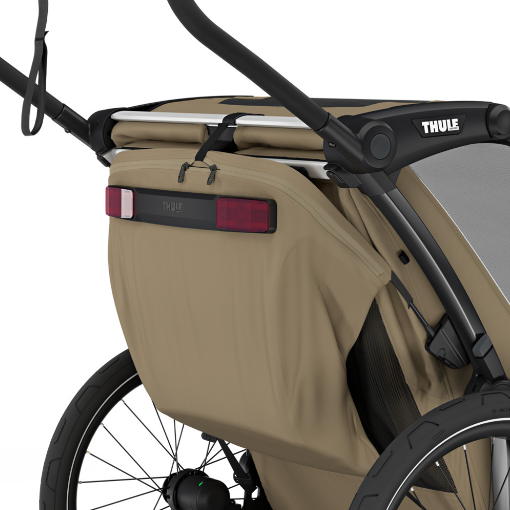 Thule Remorque de vélo Chariot Cross simple Faded Khaki