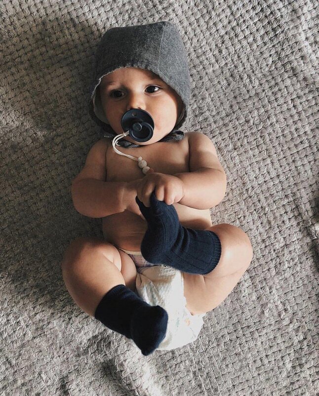 Bibs Sucette + 6 mois Vanilla/Peach