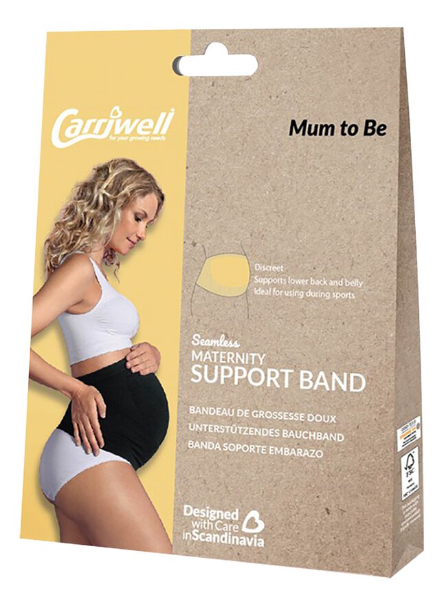 Carriwell Ceinture de maintien sans couture noir XL