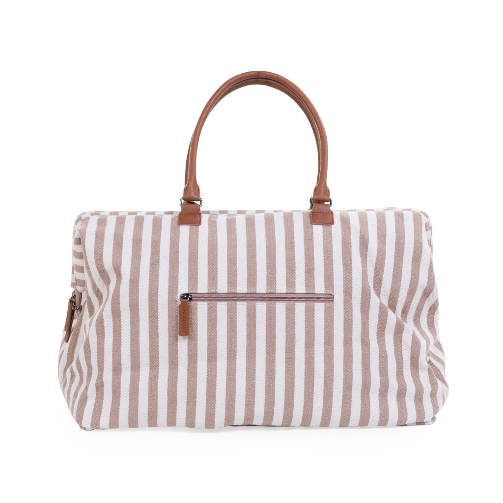 Childhome Verzorgingstas Mommy Gag strepen Nude/Terracotta