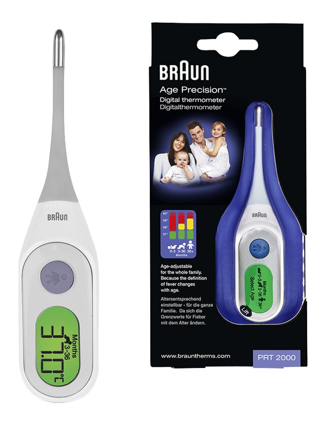 Braun Thermomètre médical numérique PRT2000