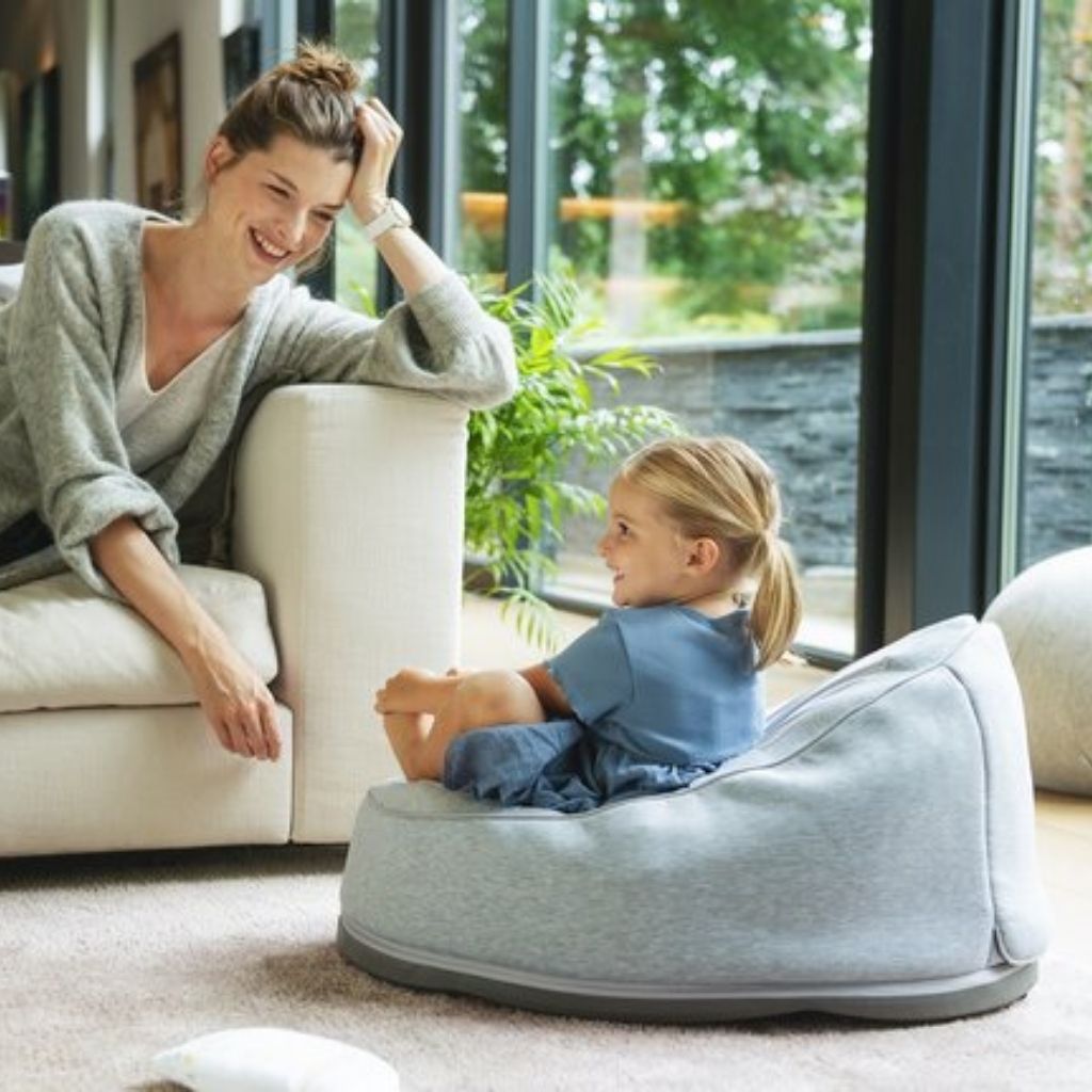 doomoo Pouf Seat 'n Swing Grey