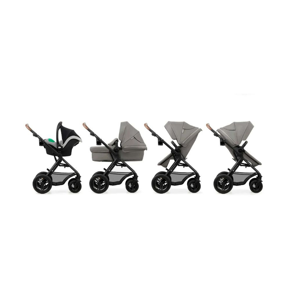 Kinderkraft Kinderwagen MOOV 2 AIR met autostoel lichtgrijs