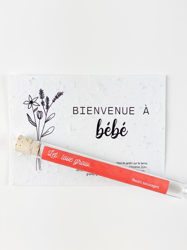 Minimou Wishes in a Tube - Bienvenue à bébé