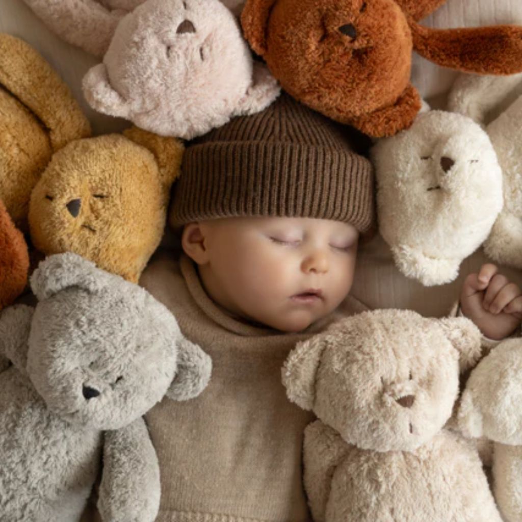 Knuffel met licht en geluid The Humming Bear Cappuccino Natur 2.0