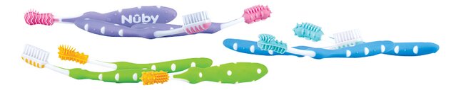 Nûby Brosse à dents - 3 pièces