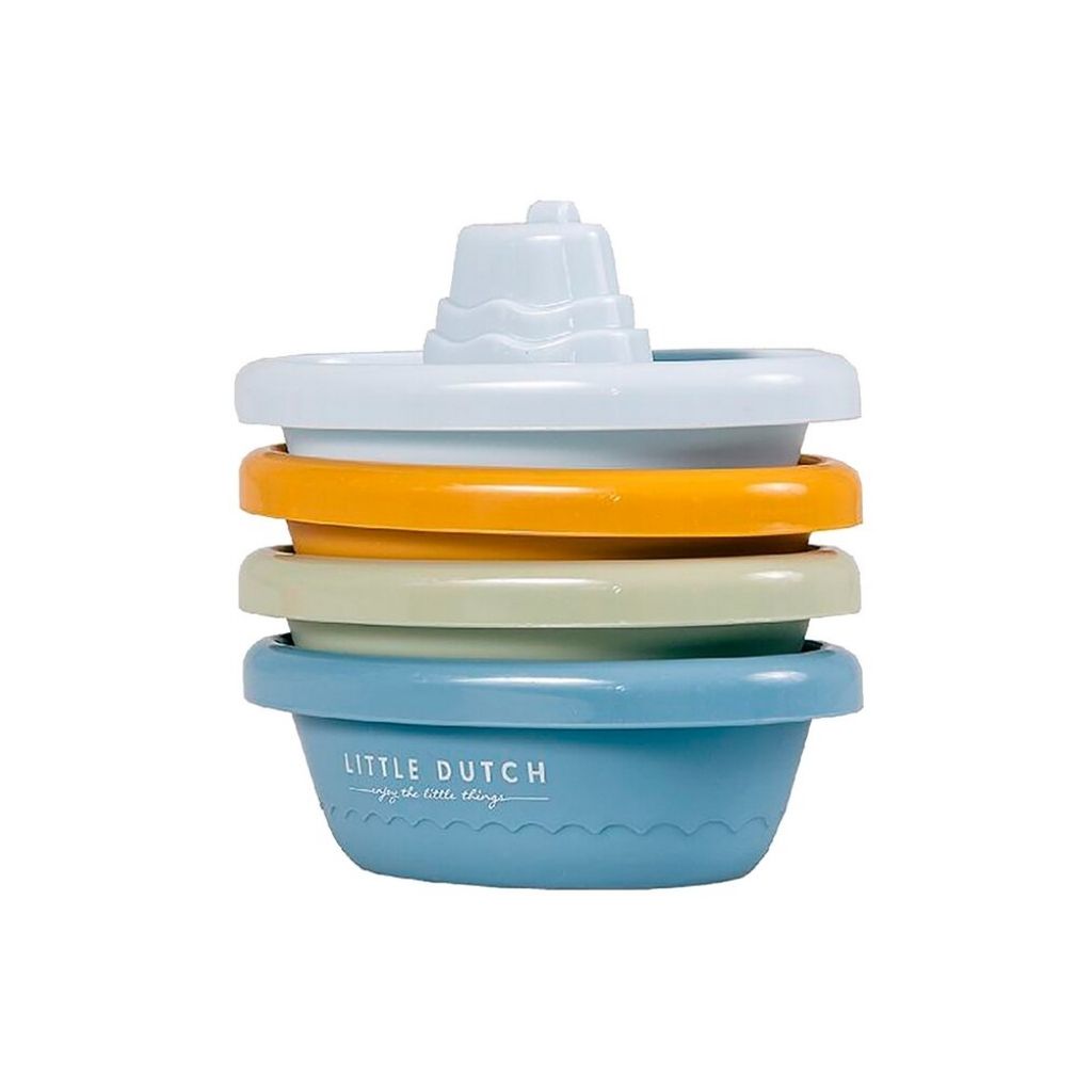 Little Dutch Badspeelgoed Bootjes blauw