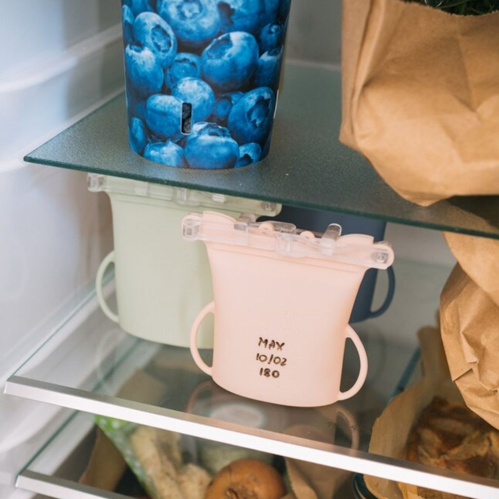 Baby on the Move Bewaarzakjes Yummy Bag Blush 230 ml - 2 stuks