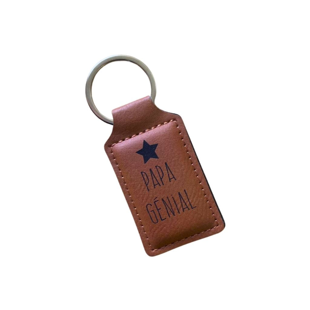 Dotti Sleutelhanger Leather Papa Génial