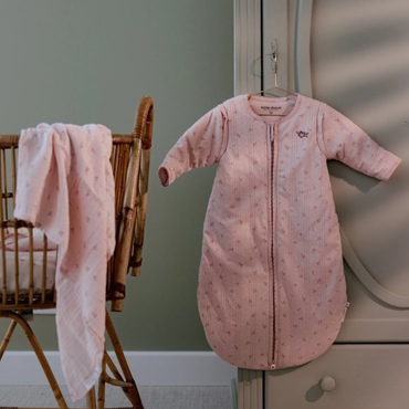 Little Dutch Slaapzak winter jersey/jaquard Pure Blossom 70 cm