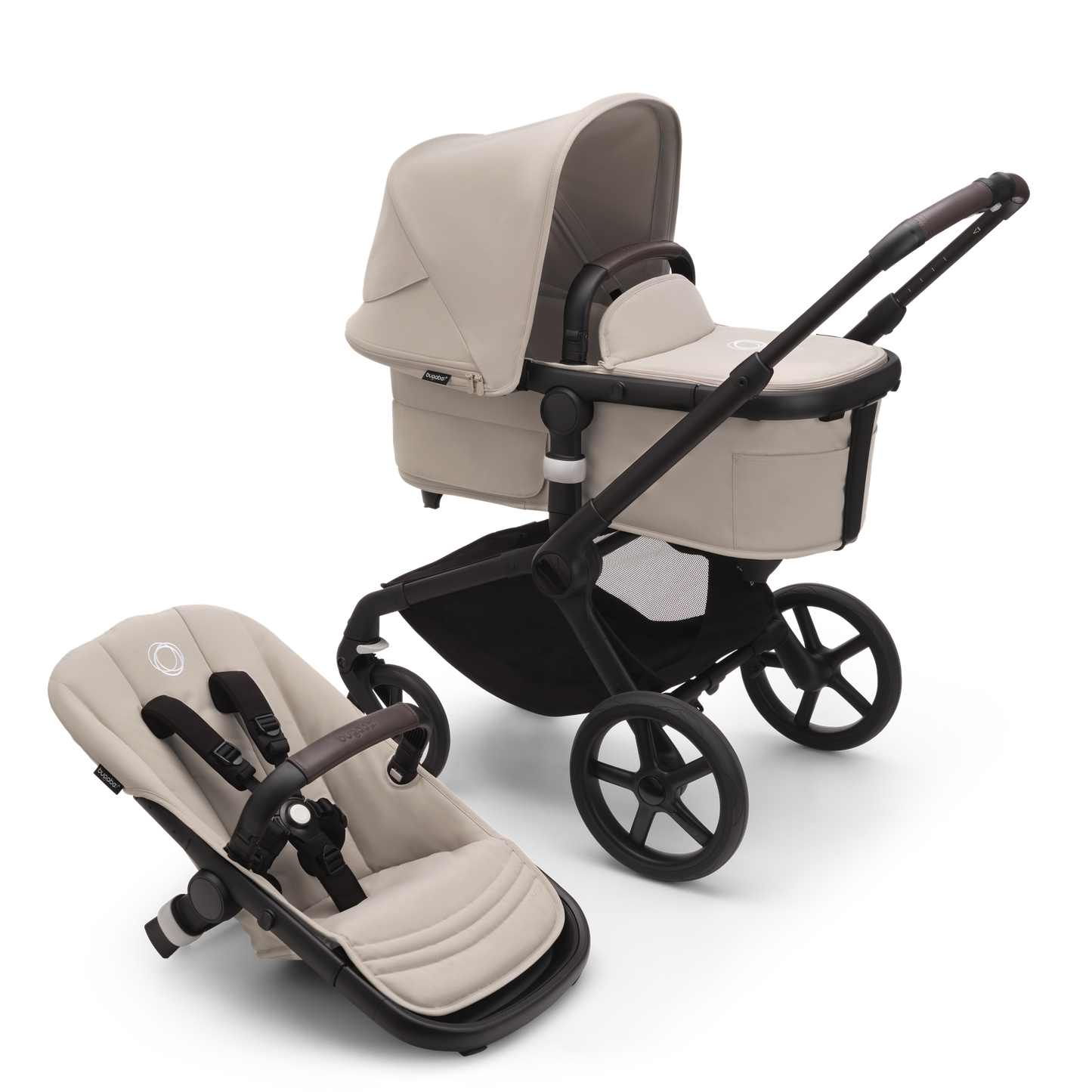 Bugaboo Poussette 3 en 1 Fox 5 Black Desert Taupe